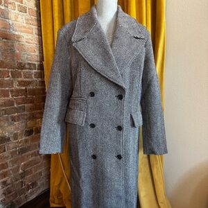 Free people Molly Tweed Coat large New